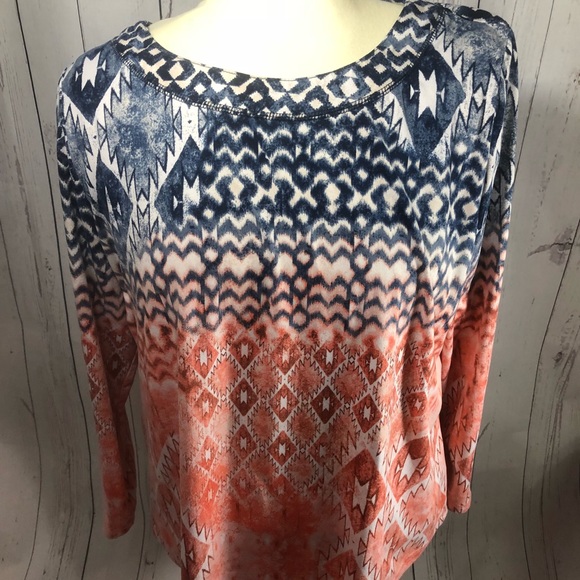 Ruby Rd 1x long sleeve top - Picture 1 of 7